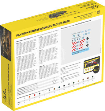  STARTER KIT Panzerhaubitze 2000 (PzH 2000) - Deutsches Heer - Heller 35803 skala 1/72 