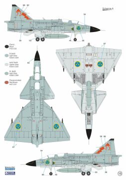   SAAB SK-37E Stör-Viggen 'Electronic Warfare Agressor' - Special Hobby SH72540 skala 1/72 