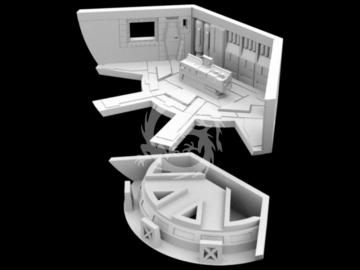 PGX235 Discovery XD-1 Pod Bay Paragrafix 1/350