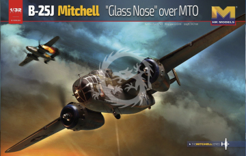 NA ZAMÓWIENIE B-25J Mitchell Glass Nose over MTO HK Models 01E024 skala 1/32