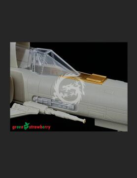 13721 Colonial Viper - Side Panels - TOS Green Strawberry scale 1/32 Battlestar Galactica