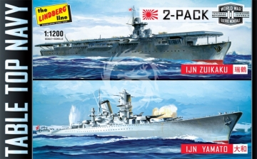 Tabletop Navy 2-pack #2 WWII Ships IJN Zuikaku and Yamato Lindberg HL 424/12 1/1200
