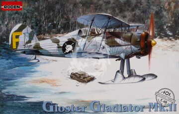 Gloster Gladiator Mk.II Roden 401 skala 1/48