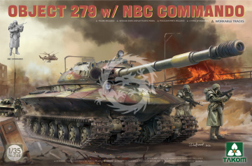 PRZEDSPRZEDAŻ - Object 279 With NBC Commando Takom 2188 skala 1/35