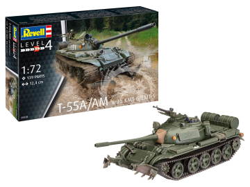 T-55A/AM with KMT-6/EMT-5 - Revell 03328 skala 1/72