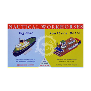  Nautical Work Horses - Tug Boat / Southern Belle - Glencoe Models 3302 skala 1/100 1/400 