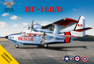 HU-16B/D US Navy, Thailand, Canada SOVA-M - SVM-72079 skala 1/72