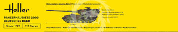  STARTER KIT Panzerhaubitze 2000 (PzH 2000) - Deutsches Heer - Heller 35803 skala 1/72 
