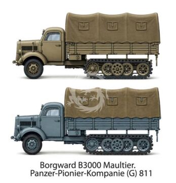  Borgward B3000 Maultier - Roden 742 skala 1/72