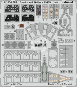 Sharks and Stallions DUAL COMBO - Eduard 11200 skala 1/48 