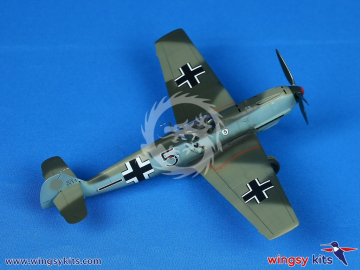 Model plastikowy German WWII Fighter MESSERSCHMITT Bf 109 E-1, WINGSY KITS D5-07, skala 1/48