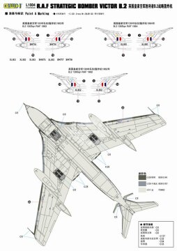 VICTOR B.2 RAF Strategic Bomber Great Wall Hobby Great Wall Hobby L1004 skala 1/144