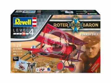 Fokker DR.I - 125 Years Roter Baron Limited Edition Revell 05778 skala 1/28