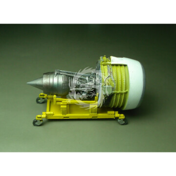 Żywiczny dodatek General Electric GE90-94 with Stand with Stand (left side) Laci LAC144037 skala 1/144