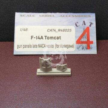 Zestaw dodatków F-14A gun panels late NACA vents Cat4 R48025 skala 1/48