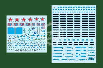 Model plastikowy Su-27 Flanker Early Version HobbyBoss 81712 skala 1/48