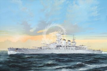 Italian Navy Battleship RN Littorio 1941 Trumpeter 05778 skala 1/700