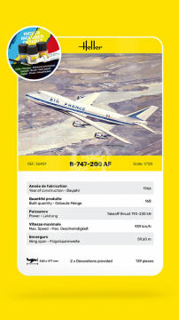 Starter Kit B-747-200 AF Heller 56459 skala 1/125