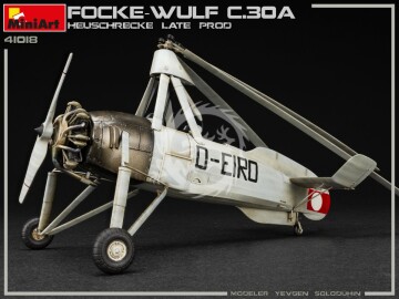 FOCKE-WULF FW C.30A HEUSCHRECKE. LATE PROD MiniArt 41018 skala 1/35FOCKE-WULF FW C.30A HEUSCHRECKE. LATE PROD MiniArt 41018 skala 1/35
