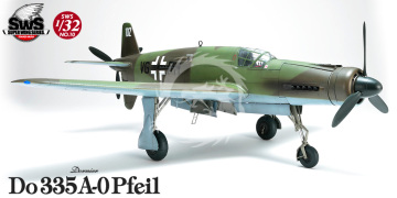 Dornier Do 335 A-0 Pfeil - Zoukei-Mura SWS10 skala 1/32