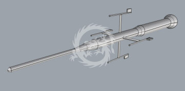 F-111B Shock-sensing probe (for Academy/Hobbyboss) Upgrade set CAT4 R48094 skala 1/48