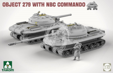 PRZEDSPRZEDAŻ - Object 279 With NBC Commando Takom 2188 skala 1/35