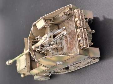 Panzerjager-Fahrzeuge mit 7,5 cm PaK 40 S 307(f) VERSION A - KM Model KM-35004VA Wydruk 3D skala 1/35 