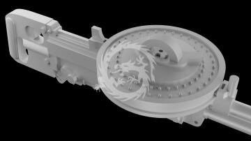 Vickers K Aircraft Machine Gun – 3D Printed Detail Set - Metallic Details MDR72132 skala 1/72