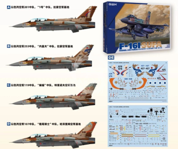 F-16I Sufa Israeli Air Force - Great Wall Hobby L4835 skala 1/48