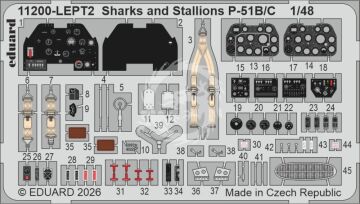 Sharks and Stallions DUAL COMBO - Eduard 11200 skala 1/48 