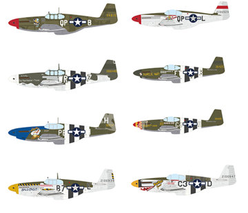 P-51B Mustang - Eduard 932011 skala 1/32