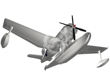 MDR14468 Metallic Details Model samolotu Curtiss SC-1 Seahawk w skali 1/144, drukowany w 3D