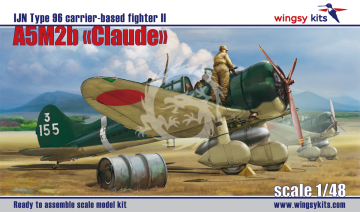 Model plastikowy IJN Type 96 carrier-based fighter II A5M2b “Claude”, WINGSY KITS D5-03, skala 1/48