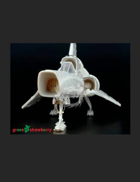 13821 Colonial Viper - Wheel bay & exterior - TOS Green Strawberry scale 1/32 Battlestar Galactica