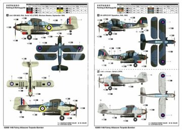 Fairey Albacore Mk I Trumpeter 02880 skala 1/48