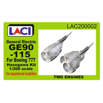 GE 90-115 FOR BOEING 777-300 HASEGAWA LACI LAC200002 skala 1/200