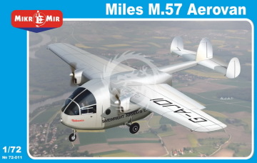 Miles M.57 Aerovan Mikromir MM72-011 skala 1/72