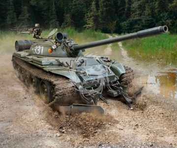 T-55A/AM with KMT-6/EMT-5 Revell 03328 skala 1/72