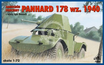 Samochód pancerny Panhard 178-wieża Renault  - RPM 72304 skala 1/72