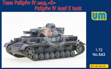 NA ZAMÓWIENIE - Pz.Kpfw IV Ausf E WWII German tank - Unimodels UM543 skala 1/72