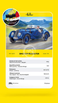 BMW 328 Street Version - Heller 56701 skala 1/24