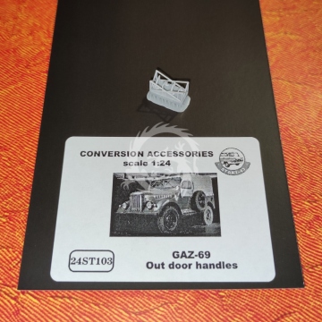 GAZ-69 Out door handles 4pcs - Start43 St103 skala 1/24