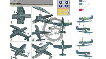MDR14468 Metallic Details Model samolotu Curtiss SC-1 Seahawk w skali 1/144, drukowany w 3D