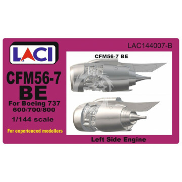 Silnik  CFM56-7 BE (left side)  do samolotu boeing 737 600/700/800 - Laci LAC144007-B skala 1/144