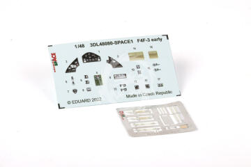 F4F-3 early interior 3D decals SPACE Eduard 3DL48080 skala 1/48