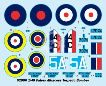 Fairey Albacore Mk I Trumpeter 02880 skala 1/48