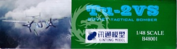NA ZAMÓWIENIE!! TU-2VS Soviet Tactical Bomber Xuntong Model B48001 skala 1/48
