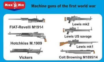 Machine guns of the first world war Mikromir MM32-003 skala 1/32