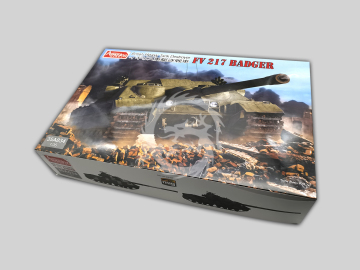 British Heavy tank Destroyer FV 217 Badger Amusing Hobby 35A034 skala 1/35