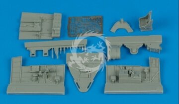 F6F-3 Hellcat cockpit set Eduard Aires 4356 skala 1/48